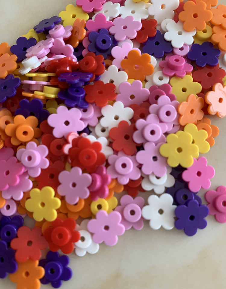 Kids Toys Blocks - 50-1000 pezzi di piccoli fiori 3742,
