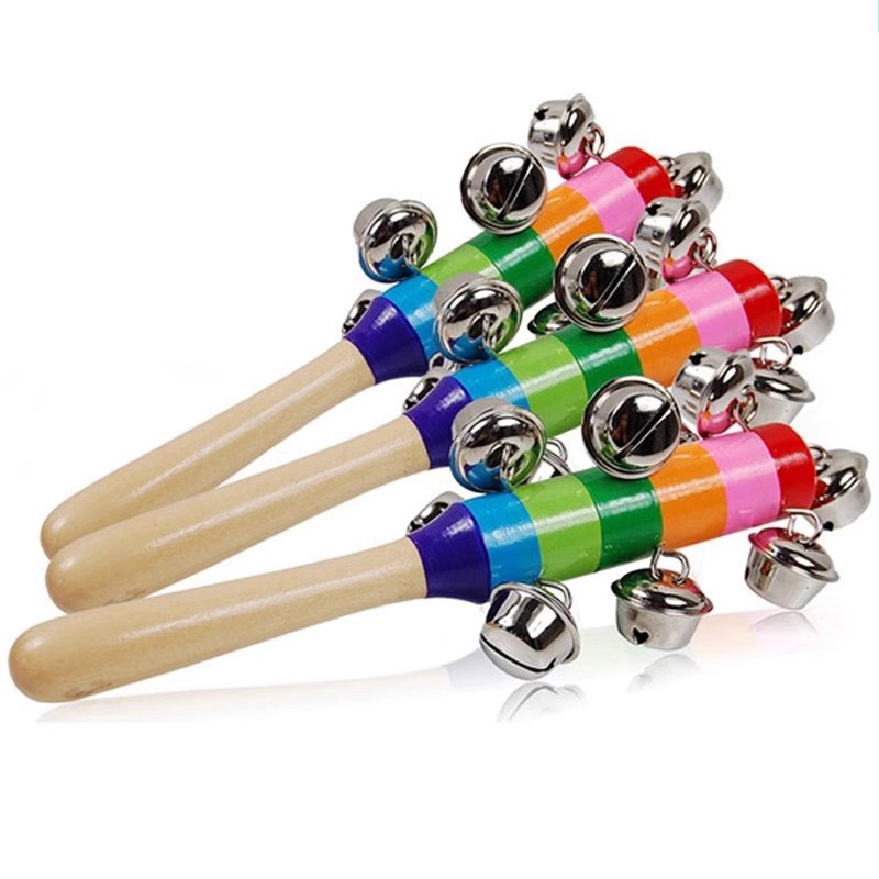Kids Toys Xylophone - 5PCS Jingle in legno Campane a