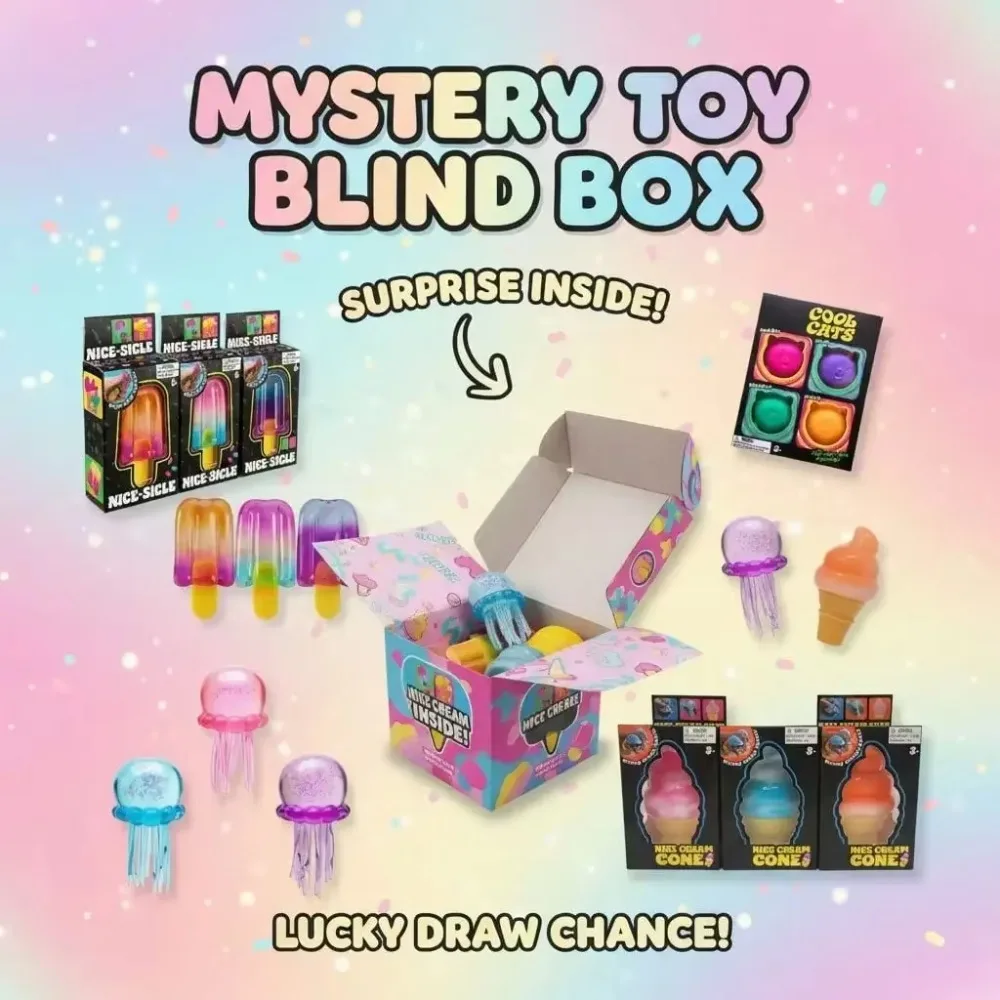 Kids Toys Set - Squishy Mystery Box, Set di Giocattoli