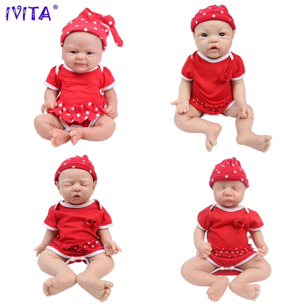 Kids Toys Under 100 - IVITA 100% Silicone Reborn Baby Dolls