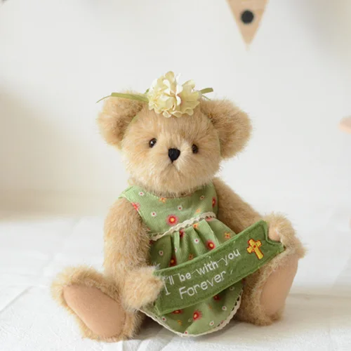 Kids Toys Shop - orsacchiotto peluche con vestito verde peluche