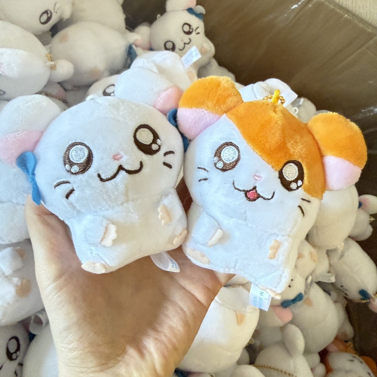 Kids Toys Resale - Portachiavi Peluche Hamtaro Bijou Abbracciabile, Ciondolo