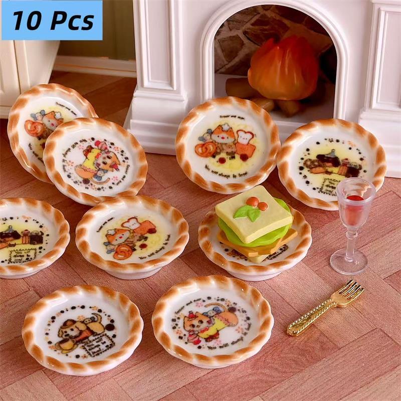 Kids Toys Set - 10 pz/set casa delle bambole in