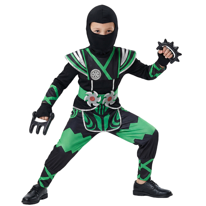 Kids Toys Set - Costume da Ninja Verde per Bambini