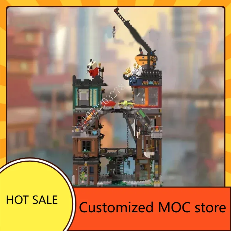 Kids Toys Shop - 3014PCS (Re) Lavoro (ed) negozio MOC
