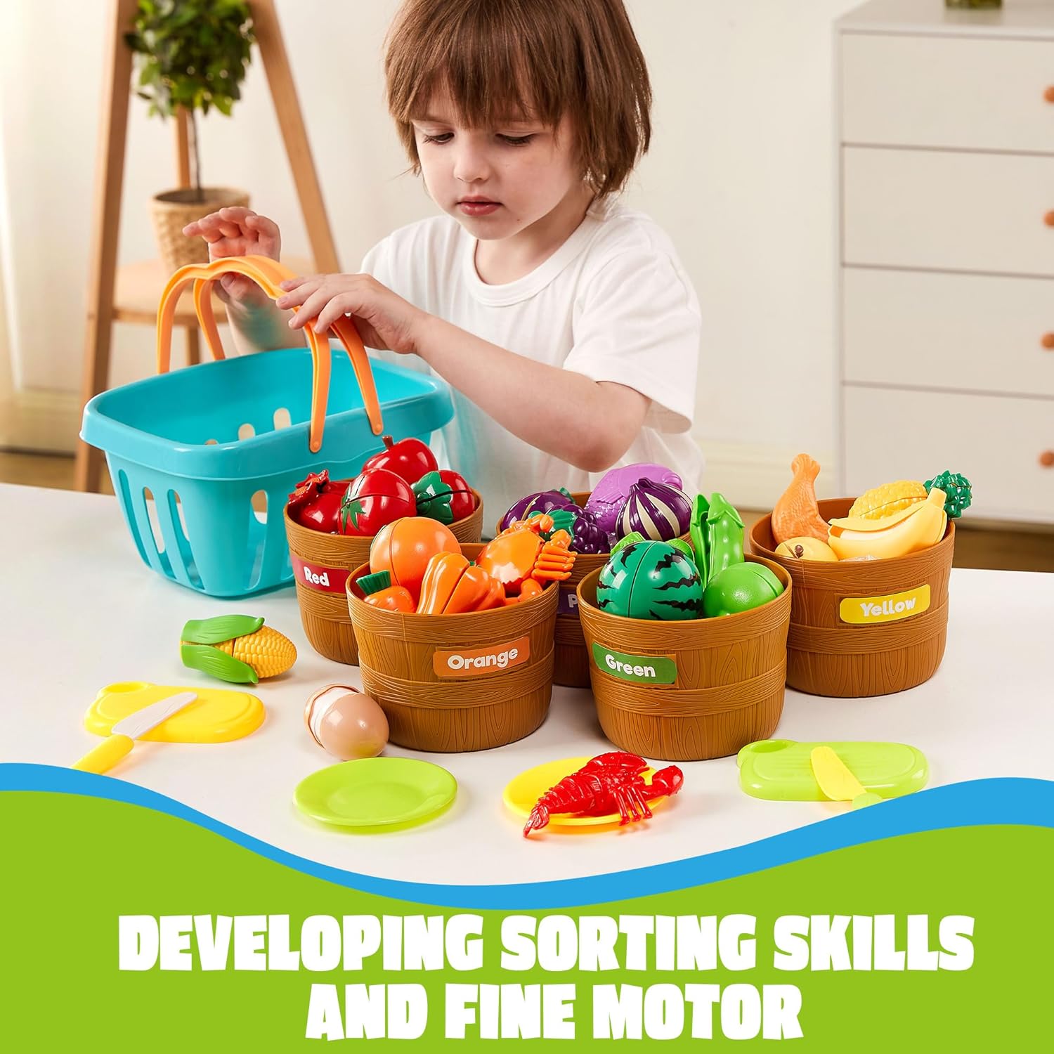 Kids Toys Shop - Gioco di Simulazione Cucina con Cibo