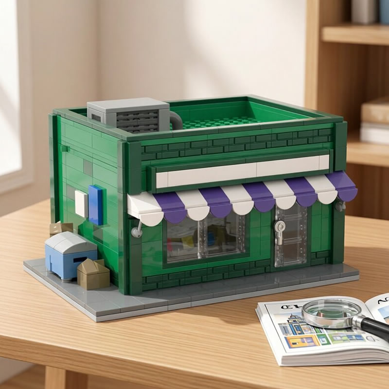 Kids Toys Shop - Blocchi da Costruzione MOC Modulari, Mini