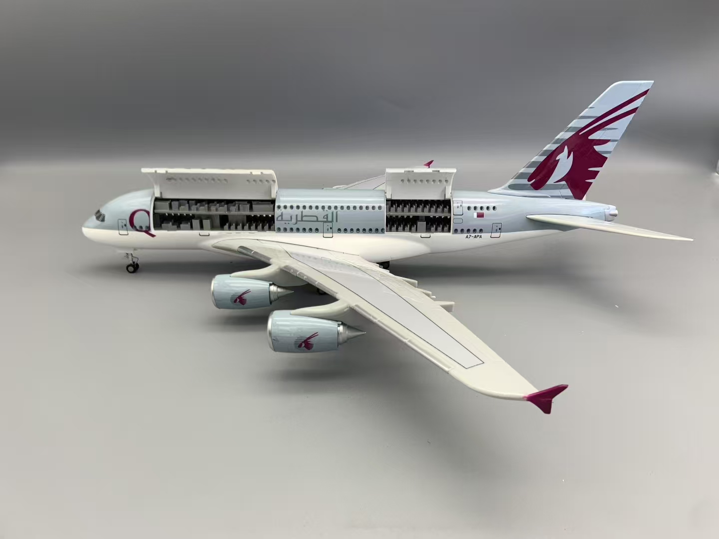 Kids Toys Qatar - NUOVO A380 Qatar Airways Modello di