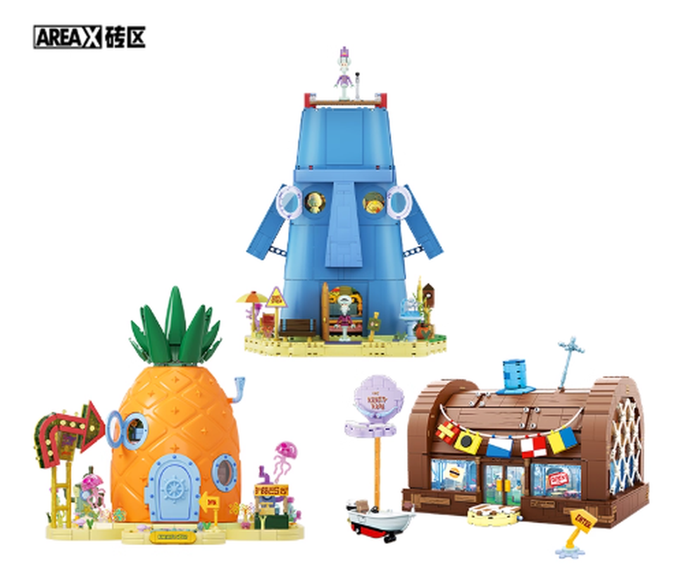 Areax Spongebob Bikini Bottom  - Kids Toys Blocks recensione e prezzo