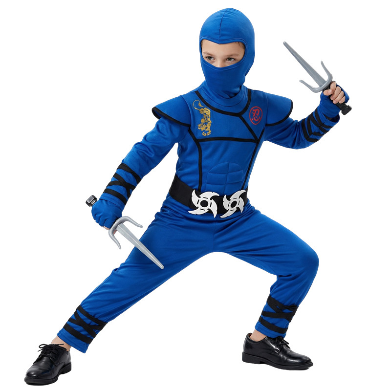 Costume da ninja nero e blu pe - Kids Toys Set recensione e prezzo