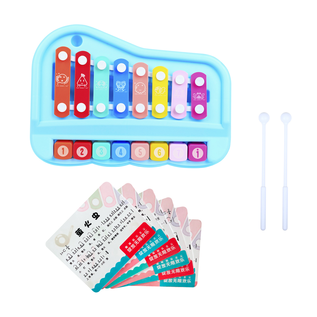 Xilofono per Bambini SY-73 a 8 - Kids Toys Xylophone recensione e prezzo