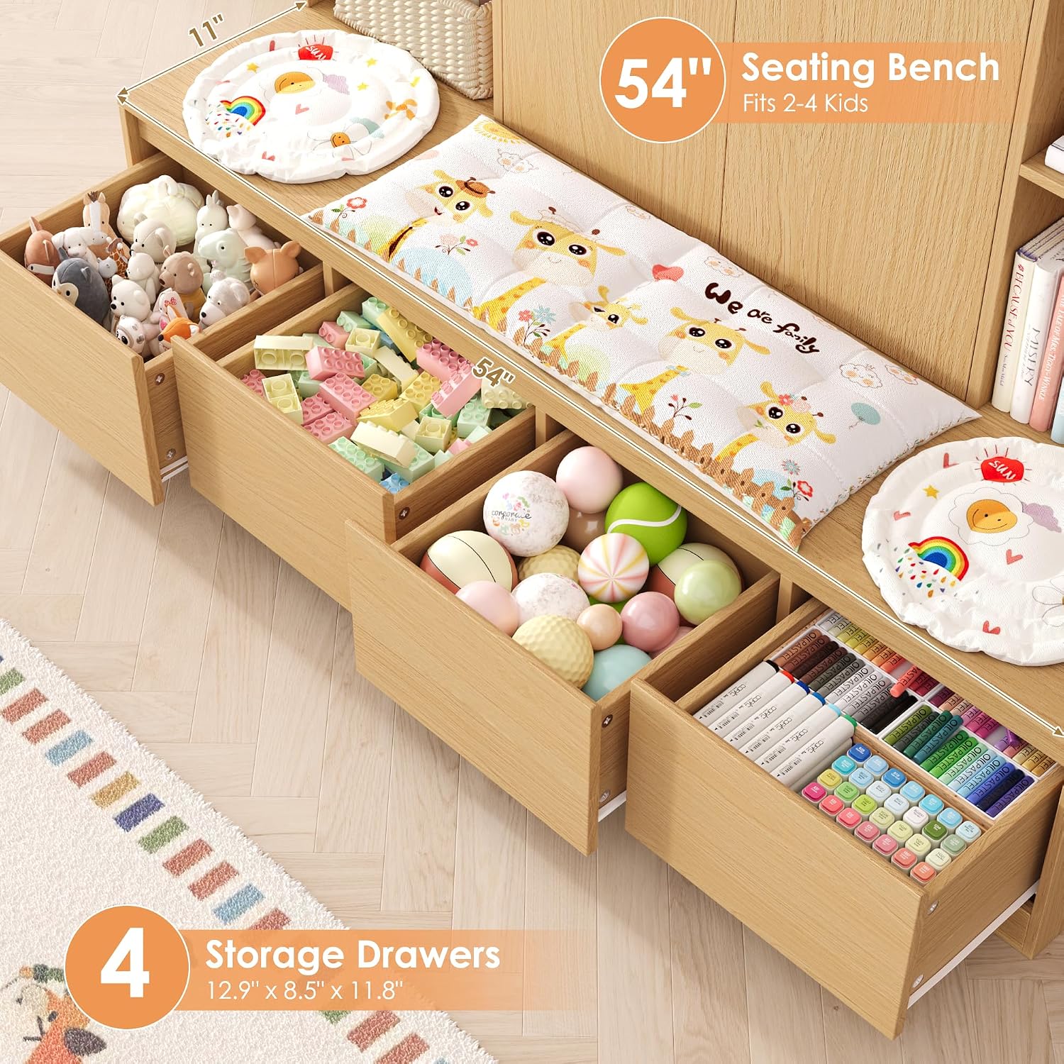 Libreria per bambini da 54