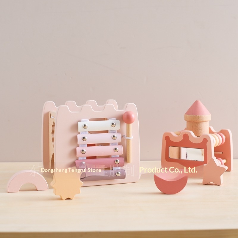Castello in legno 5 in 1, cubo - Kids Toys Xylophone recensione e prezzo