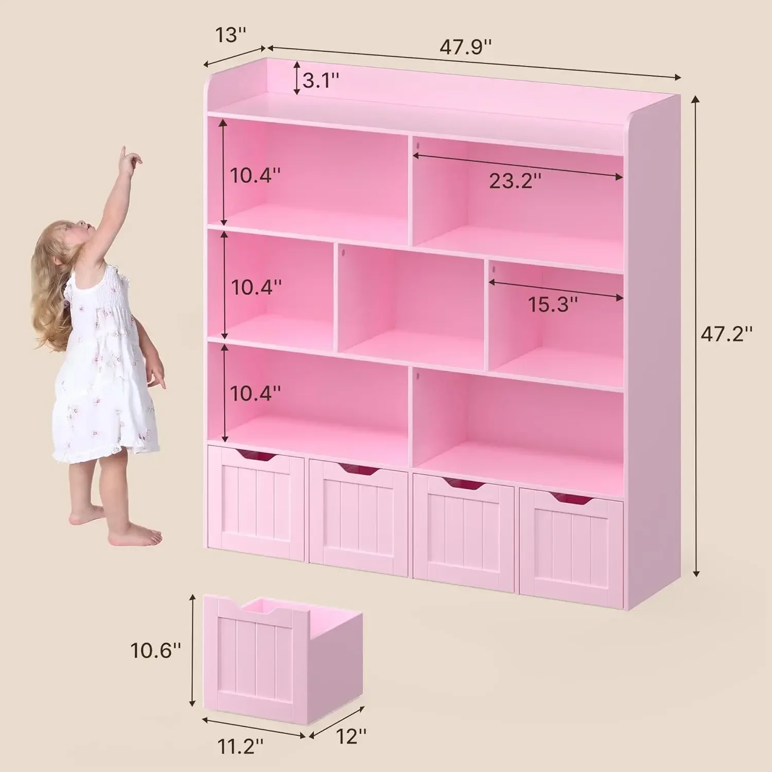 Mobile Contenitore per Giocatt - Kids Toys Drawers recensione e prezzo