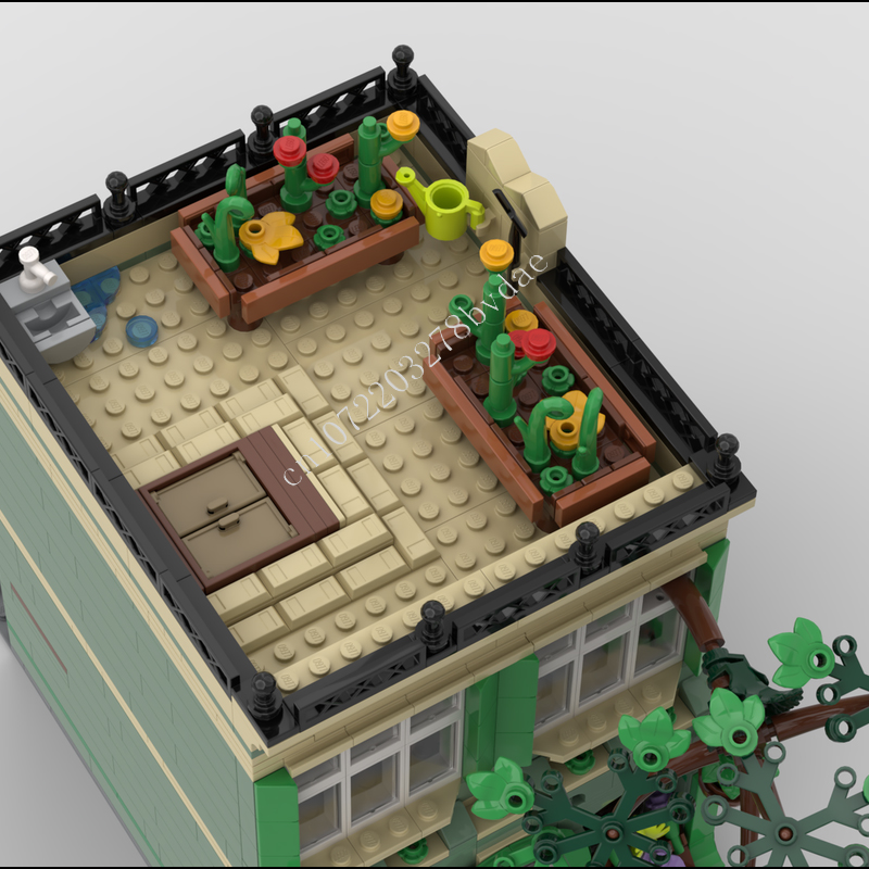 1098PCS Plant Shop MOC streetv - Kids Toys Shop recensione e prezzo