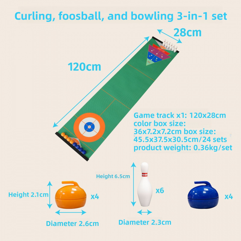 Set da Gioco da Tavolo Curling - Kids Toys Set recensione e prezzo