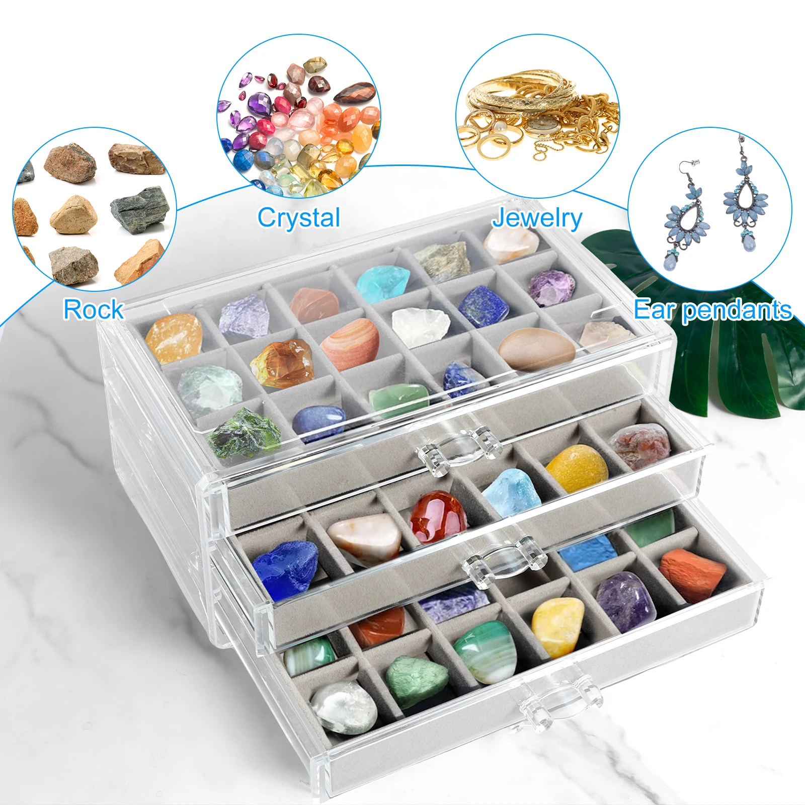 Espositore per Rocce con 3 Cas - Kids Toys Drawers recensione e prezzo