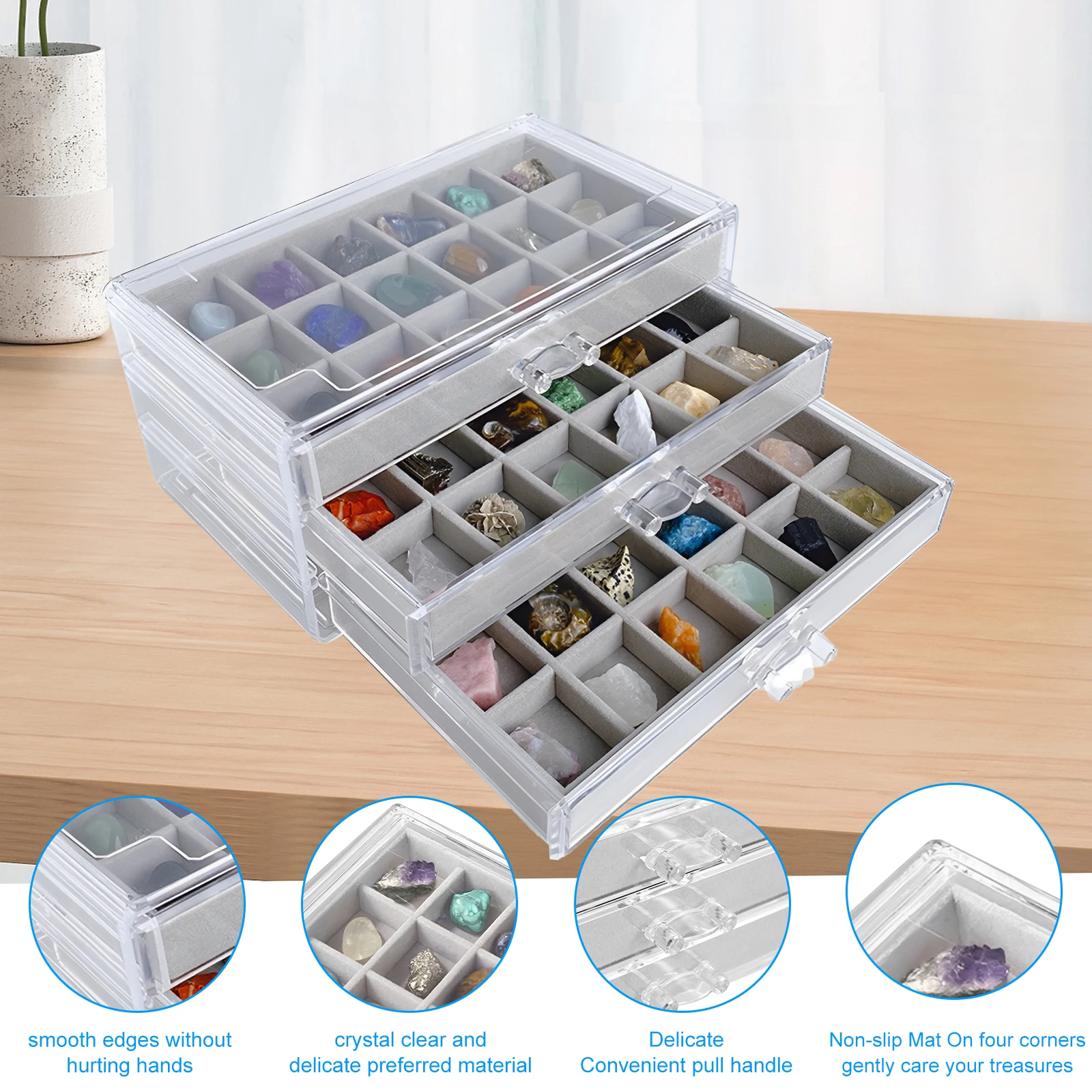 Vetrina per roccia Scatola per - Kids Toys Drawers recensione e prezzo