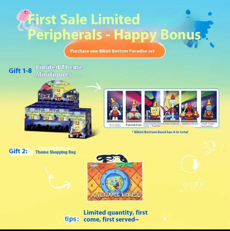 Ufficiale Area-X Spongebob Squ - Kids Toys Blocks recensione e prezzo